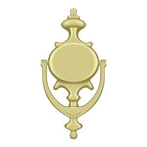 Deltana Imperial Door Knocker in Polished Brass finish