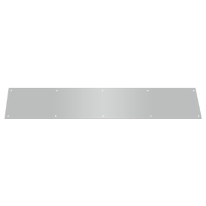 Deltana Kick Plate 6" x 34" in Satin Stainless Steel finish