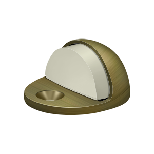 Deltana Low Profile Dome Stop in Antique Brass finish