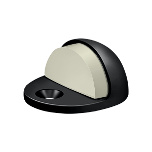 Deltana Low Profile Dome Stop in Flat Black finish