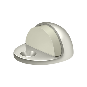 Deltana Low Profile Dome Stop in Lifetime Polished Nickel finish