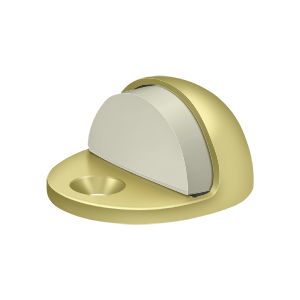 Deltana Low Profile Dome Stop in Polished Brass finish