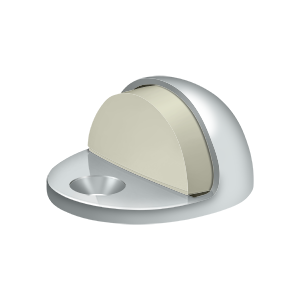 Deltana Low Profile Dome Stop in Polished Chrome finish