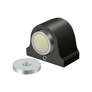 Deltana Magnetic Dome Stop in Oil Rubbed Bronze finish