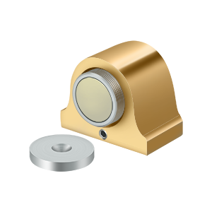 Deltana Magnetic Dome Stop in PVD Polished Brass finish