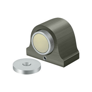 Deltana Magnetic Dome Stop in Pewter finish