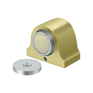 Deltana Magnetic Dome Stop in Polished Brass finish