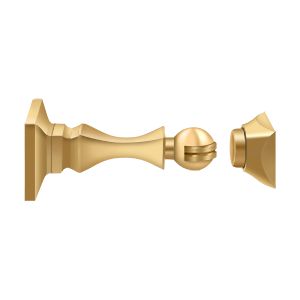 Deltana Magnetic Door Holder, 3 1/2" in PVD Polished Brass finish