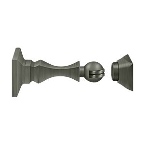 Deltana Magnetic Door Holder, 3 1/2" in Pewter finish