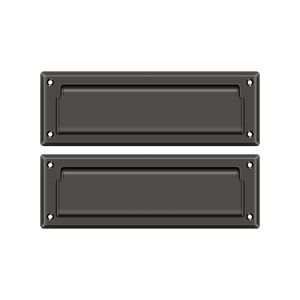 Deltana Mail Slot with Interior Flap, 8 7/8" in Oil Rubbed Bronze finish