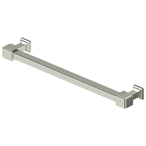 Deltana Manhattan Decorative Cabinet Pull, 7" C-to-C in Lifetime Polished Nickel finish