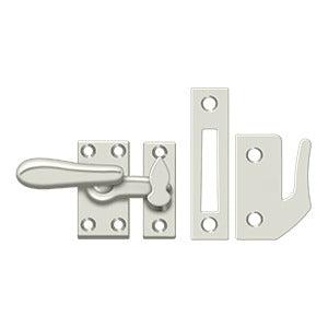 Deltana Medium Window Lock / Casement Fastener in Lifetime Polished Nickel finish