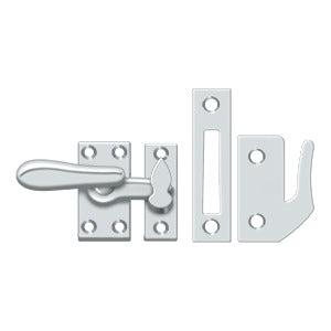 Deltana Medium Window Lock / Casement Fastener in Polished Chrome finish