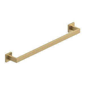 Deltana Miami Modern Series 24" Towel Bar in Satin Brass finish