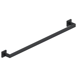 Deltana Miami Modern Series 33" Towel Bar in Flat Black finish