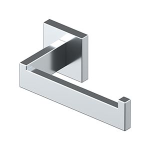 Deltana Miami Modern Series Single Post Toilet Paper Holder in Polished Chrome finish