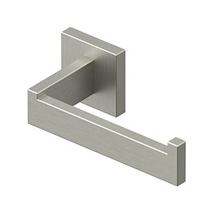 Deltana Miami Modern Series Single Post Toilet Paper Holder in Satin Nickel finish