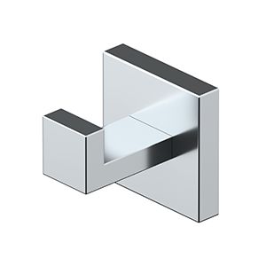 Deltana Miami Modern Series Single Robe Hook in Polished Chrome finish