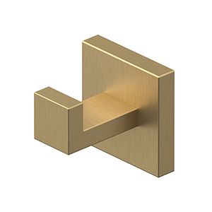 Deltana Miami Modern Series Single Robe Hook in Satin Brass finish