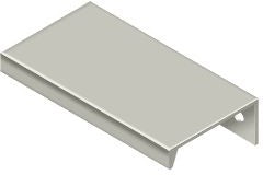 Deltana Modern Cabinet Angle Pull, 2 15/16" in Satin Nickel finish