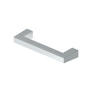 Deltana Modern Square Bar Pull, 3 1/2" C-to-C in Polished Chrome finish