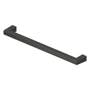 Deltana Modern Square Bar Pull, 8" C-to-C in Oil Rubbed Bronze finish