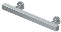 Deltana Pommel Contemporary Cabinet Pull, 4" C-to-C in Satin Chrome finish