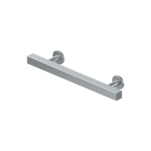 Deltana Pommel Contemporary Cabinet Pull, 4" C-to-C in Satin Chrome finish