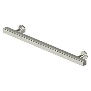 Deltana Pommel Contemporary Cabinet Pull, 7" C-to-C in Lifetime Polished Nickel finish
