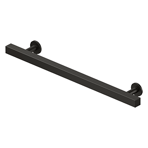 Deltana Pommel Contemporary Cabinet Pull, 7" C-to-C in Oil Rubbed Bronze finish