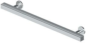 Deltana Pommel Contemporary Cabinet Pull, 7" C-to-C in Polished Chrome finish