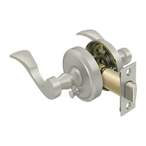 Deltana Privacy Right Hand Lacovia Lever in Satin Nickel finish