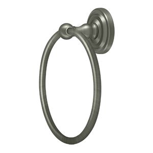 Deltana R: Traditional Series 6 1/2" Towel Ring in Pewter finish