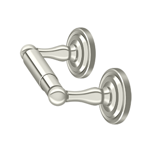 Deltana R: Traditional Series Double Post Toilet Paper Holder in Lifetime Polished Nickel finish