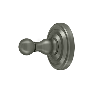 Deltana R: Traditional Series Single Robe Hook in Pewter finish