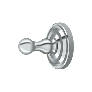 Deltana R: Traditional Series Single Robe Hook in Polished Chrome finish