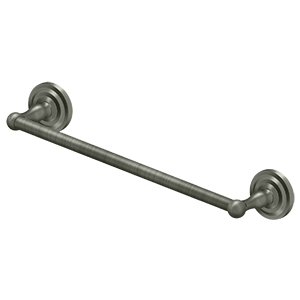 Deltana R: Traditional Series Towel Bar, 18" C-to-C in Pewter finish