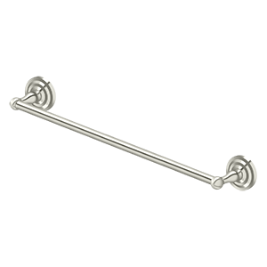 Deltana R: Traditional Series Towel Bar, 24" C-to-C in Lifetime Polished Nickel finish