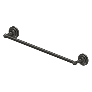 Deltana R: Traditional Series Towel Bar, 24" C-to-C in Oil Rubbed Bronze finish