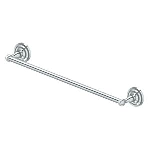 Deltana R: Traditional Series Towel Bar, 24" C-to-C in Polished Chrome finish