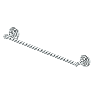Deltana R: Traditional Series Towel Bar, 24" C-to-C in Polished Chrome finish