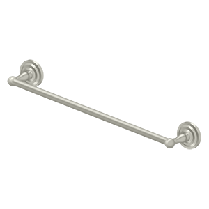 Deltana R: Traditional Series Towel Bar, 24" C-to-C in Satin Nickel finish