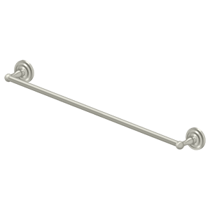 Deltana R: Traditional Series Towel Bar, 30" C-to-C in Satin Nickel finish
