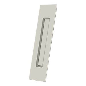 Deltana Rectangular Flush Pull, 10" x 2 1/4" x 1/2" in Lifetime Polished Nickel finish