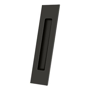 Deltana Rectangular Flush Pull, 10" x 2 1/4" x 1/2" in Oil Rubbed Bronze finish