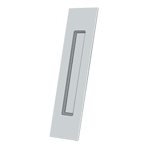 Deltana Rectangular Flush Pull, 10" x 2 1/4" x 1/2" in Polished Chrome finish