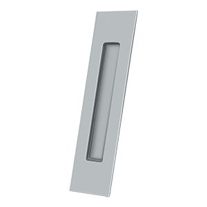 Deltana Rectangular Flush Pull, 10" x 2 1/4" x 1/2" in Satin Chrome finish