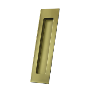 Deltana Rectangular Flush Pull 7" x 1 7/8" x 3/8" in Antique Brass finish