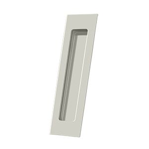 Deltana Rectangular Flush Pull 7" x 1 7/8" x 3/8" in Lifetime Polished Nickel finish