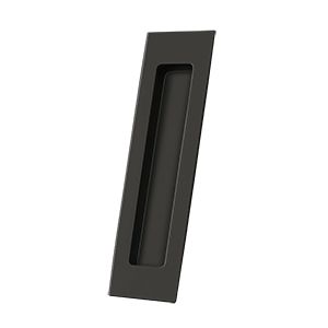 Deltana Rectangular Flush Pull 7" x 1 7/8" x 3/8" in Oil Rubbed Bronze finish